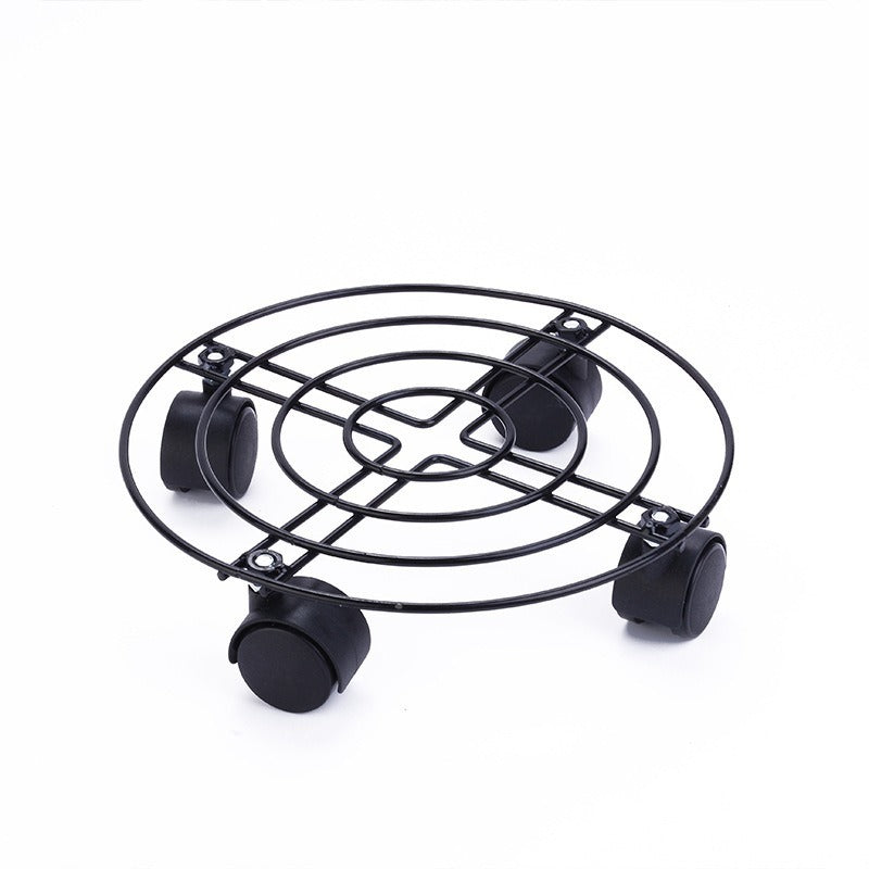 Mobile Black Plant Stand