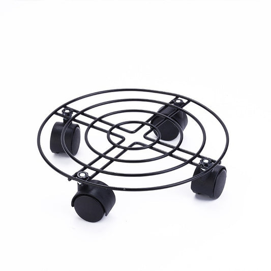 Mobile Black Plant Stand